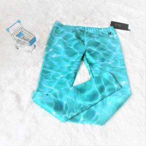 Hurley Leggings Girls Large Hyper Jade Tights
